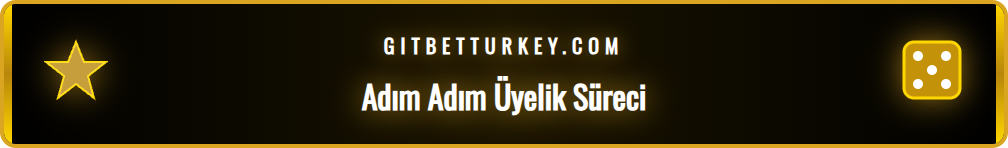 Betturkey casino yeni giriş adresi üzerinden üyelik tamamlama adımları.