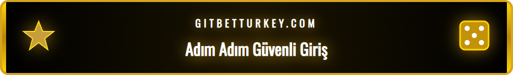 Betturkey platformuna güvenli giriş yapma adımlarını gösteren ekran.