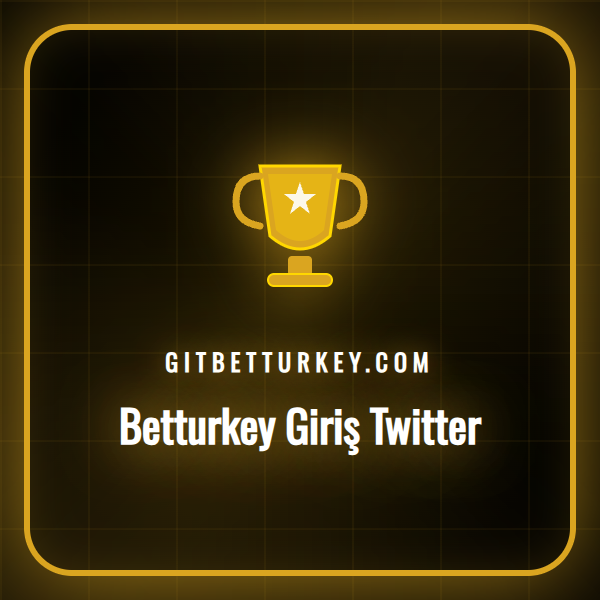 Betturkey giriş Twitter logosu ve güncel erişim linki ekranı.