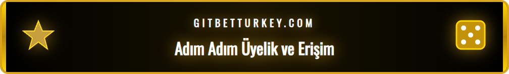 Mobil cihaz üzerinden Betturkey girus adresine kolayca erişim sağlanıyor.