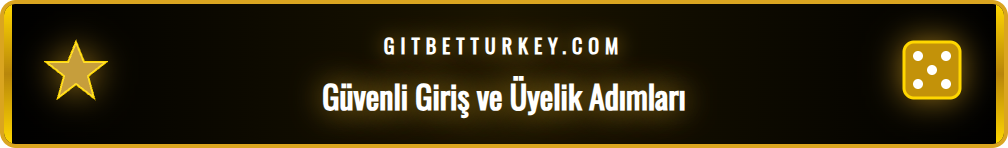 Betturkey platformuna güvenli giriş ve üyelik adımlarını gösteren ekran