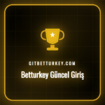 Betturkey güncel giriş adresini gösteren bir dizüstü bilgisayar ekranı