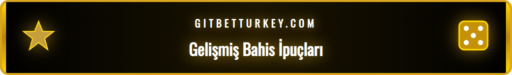 Betturkey Resmi üyeleri için gelişmiş bahis stratejileri ve ipuçları.