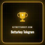 Betturkey Telegram kanalının logosu ve promosyonları akıllı telefonda.
