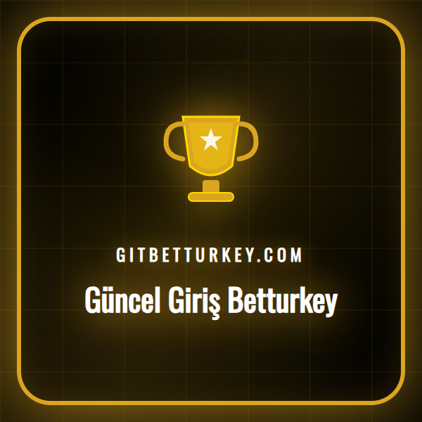 Güncel Giriş Betturkey platformunun logosu ve ana sayfası.