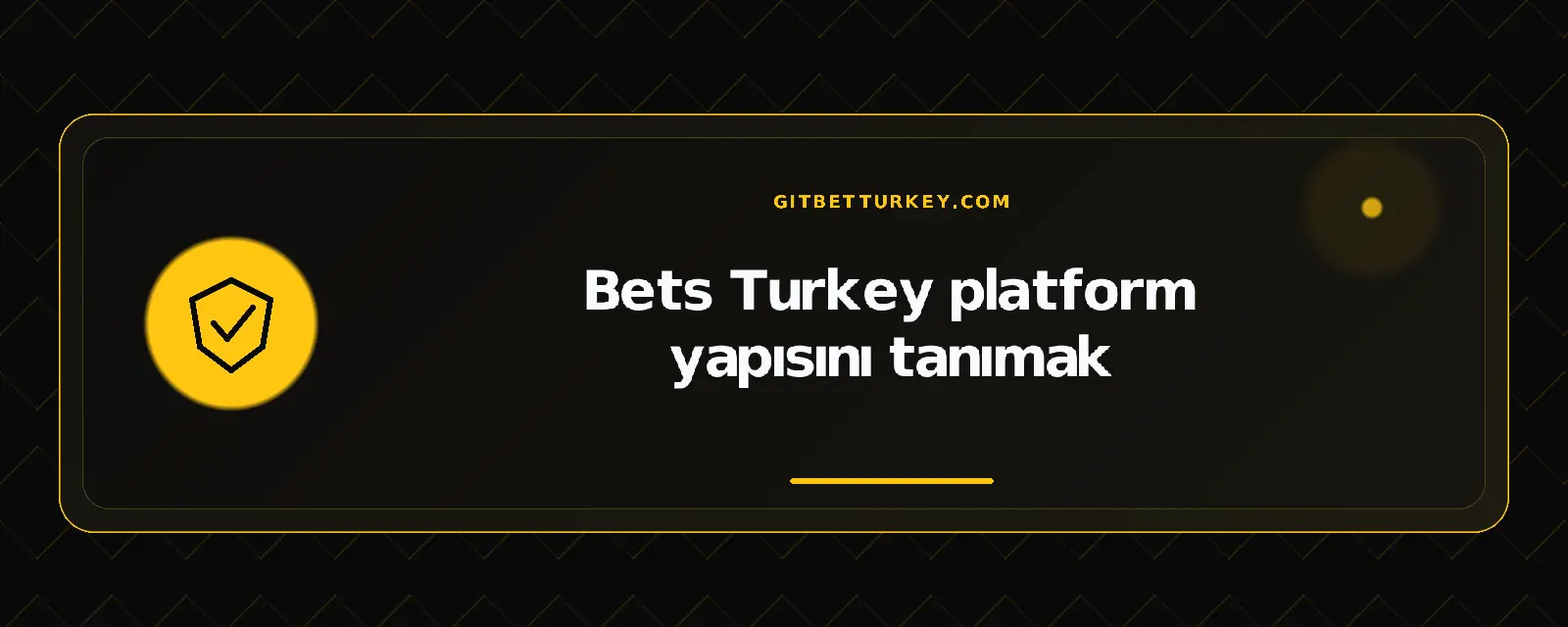 Bets Turkey platform yapısını tanımak – gitbetturkey.com